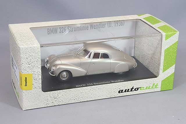 AUTOCULT AUT04042 1/43 BMW 326 Streamliner Wendler 1936 Silver