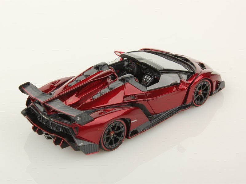 Looksmart LS429A 1/43 Lamborghini Veneno Roadster Rosso Veneno Red Resin