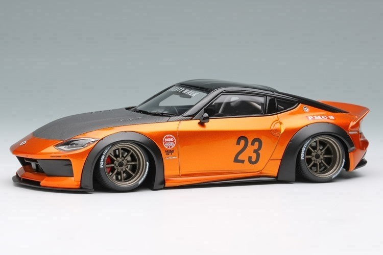 Make Up EIDOLON LB023A 1/43 Nissan Z RZ34 Candy Gold LB Nation 8-Spoke Wheels