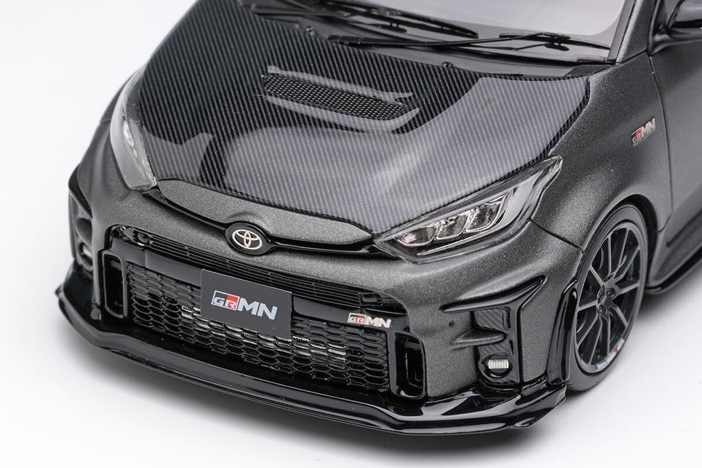 Make Up EIDOLON EM656A 1/43 Toyota GRMN Yaris Circuit Package Matte Steel