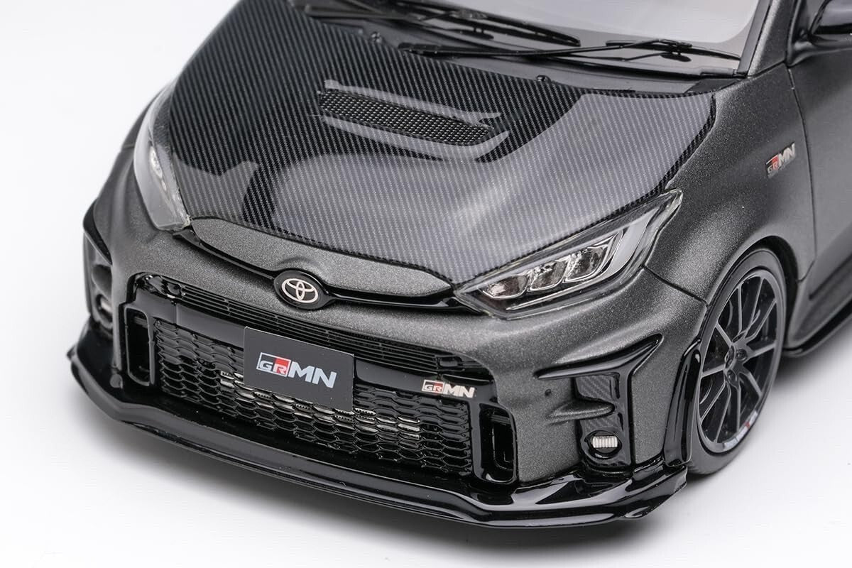 Make Up EIDOLON EM656A 1/43 Toyota GRMN Yaris Circuit Package Matte Steel