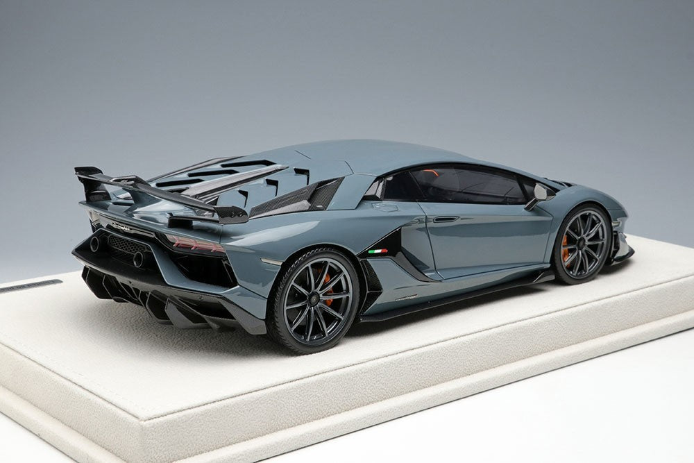 EIDOLON EML026A 1/18 Lamborghini Aventador SVJ 2018 (Nireo wheel) Grigio Telesto