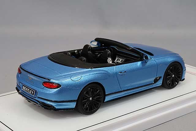 TSM TSM430635 1/43 Bentley Continental GT Speed Convertible 2022 Kingfisher Blue
