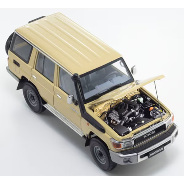 KYOSHO AL870102 1/18 Toyota Land Cruiser 76 2017 Beige Die-Cast Model