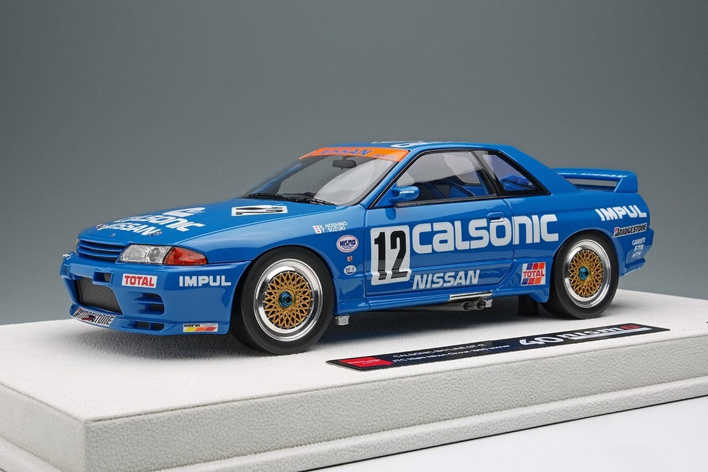 EIDOLON EML185 1/18 Calsonic Skyline GT-R Gr.A 1990 JTC 300km Winner #12
