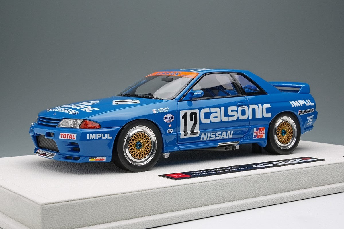 EIDOLON EML185 1/18 Calsonic Skyline GT-R Gr.A 1990 JTC 300km Winner #12