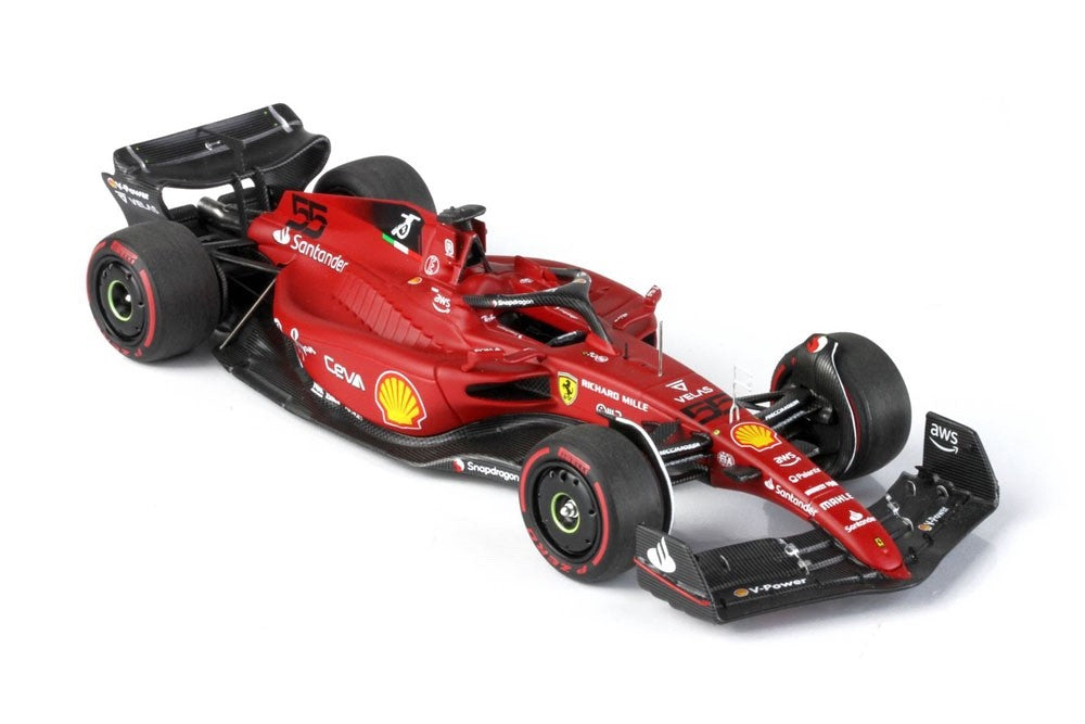 BBR BBRC275B 1/43 Ferrari F1-75 Bahrain GP 2022 C.Sainz 2nd Limited 327pcs