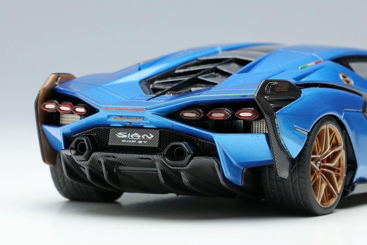 EIDOLON EM533D 1/43 Lamborghini Sian FKP 37 2019 Blu Aegir