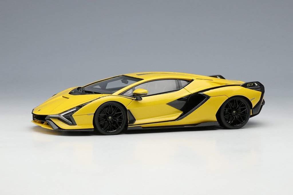 EIDOLON EM533F 1/43 Lamborghini Sian FKP 37 2019 Giallo Inti Car