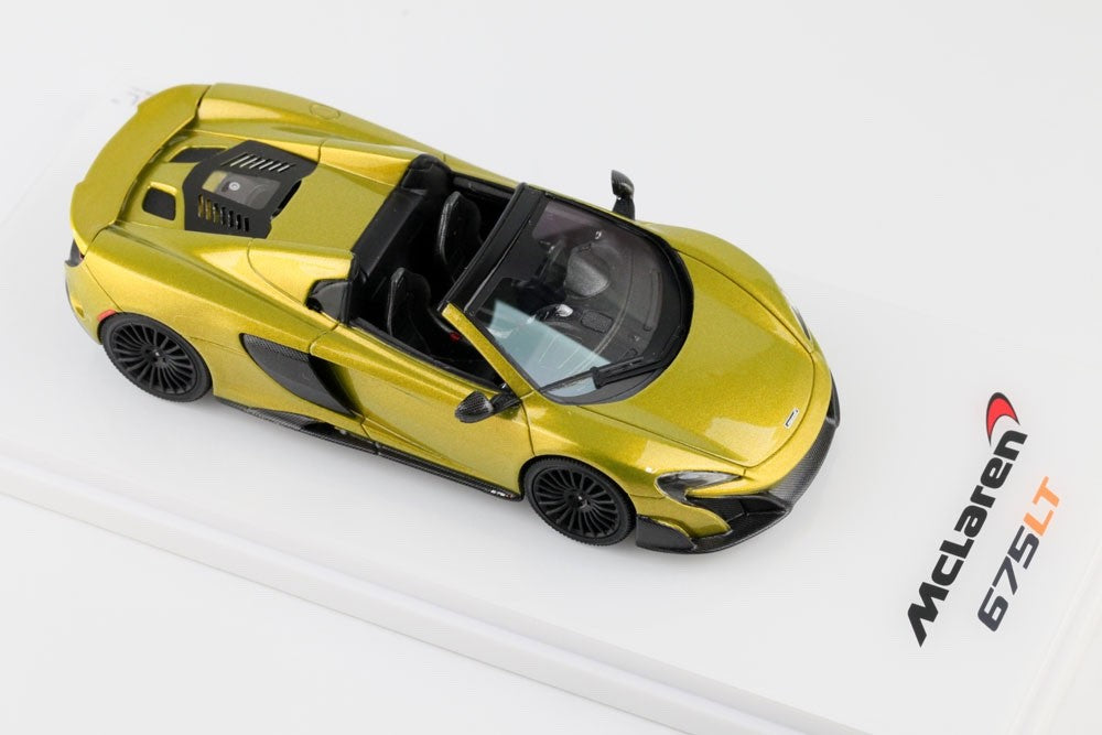 TSM Model TSM430202 1/43 McLaren 675LT Spider 2016 Solis Gold Resin Model Car