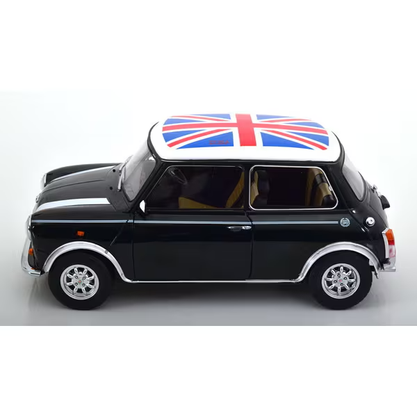 KK Scale KKDC120056R 1/12 Mini Cooper Union Jack Dark Green Metallic/White Right