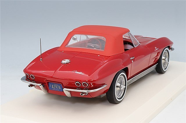 Norev NO189056 1/18 Chevrolet Corvette 1963 Convertible Red Die-cast