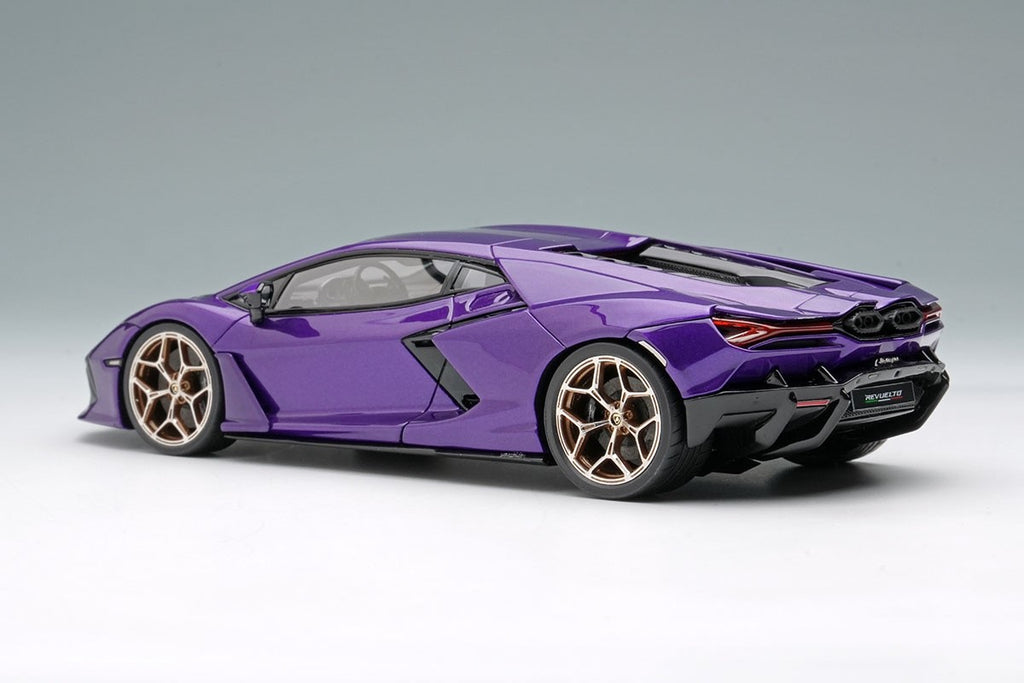 Make Up EIDOLON EM739D 1/43 Lamborghini Revuelto 2024 Viola Pasifae/Black