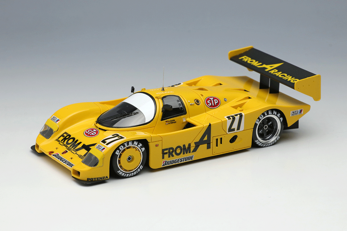 Make Up VISION VM316 1/43 Porsche 962C From A Fuji 500km 1989 Winner #27