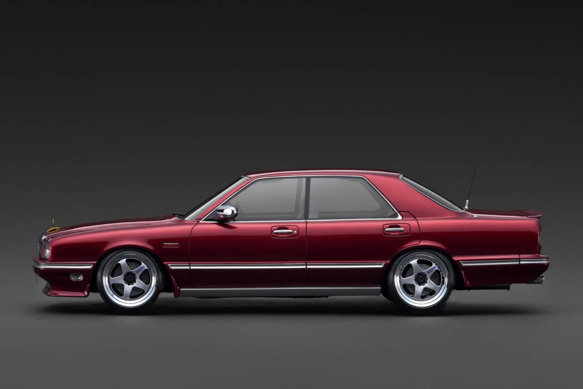 Ignition Model IG3905 1/18 Nissan Cedric Cima Y31 Wine Red Sedan