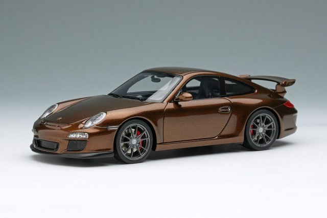 EIDOLON EM602L 1/43  Porsche 911 (997.2) GT3 2010 Macadamia Metallic Limited