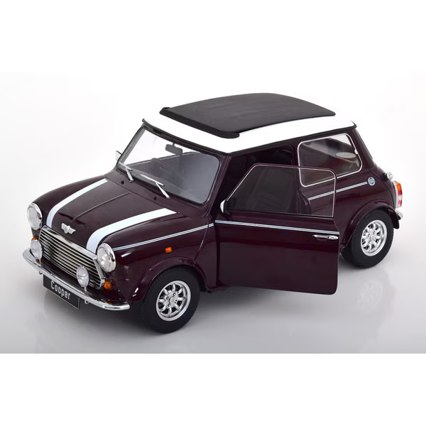 KK Scale KKDC120075R - 1/12 Mini Cooper Sunroof Purple Metallic/White Right-Hand