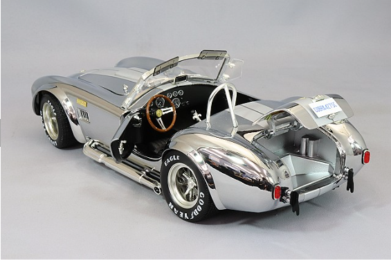 Kyosho KS08047CP 1/18 Shelby Cobra 427 S/C Detailed Chrome Finish