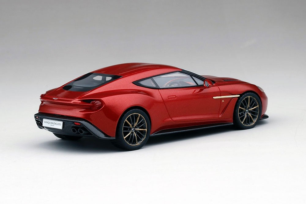 TSM Model TSM430160 1/43 Aston Martin Vanquish Zagato 2016 Lava Red Resin Model