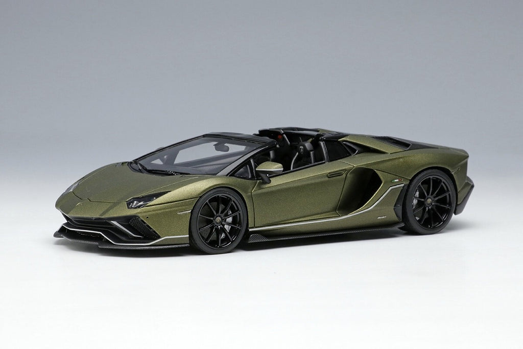 EIDOLON EM638A 1/43 Lamborghini Aventador LP780-4 Ultimae Roadster Verde Gea