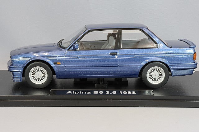 KK Scale KKDC180701 1/18 BMW Alpina B6 3.5 1988 Blue Metallic Diecast