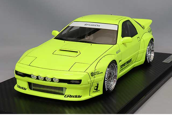 Ignition Model IG2912 1/18 Mazda RX-7 FC3S PANDEM Widebody Yellow