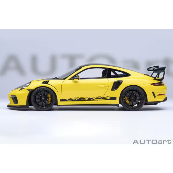 AUTOart 78178 1/18 Porsche 911 991.2 GT3 RS Weissach Yellow Diecast