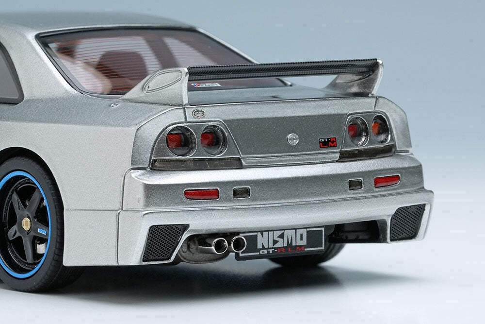 Make Up EIDOLON EM500 1/43 Nissan GT-R LM Road Car 1995 Silver