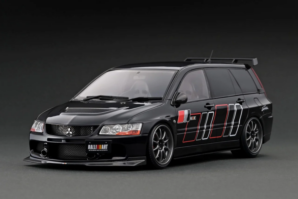 Ignition Model IG2770 1/18 Mitsubishi Lancer Evolution Wagon CT9W RALLIART Black