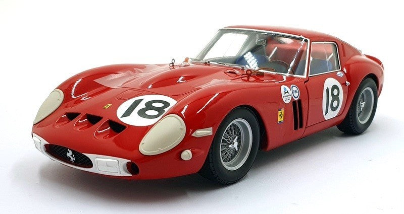 Kyosho KS08438F 1/18 Ferrari 250 GTO 1963 Daytona 3h #18 Red Die-Cast Model NEW