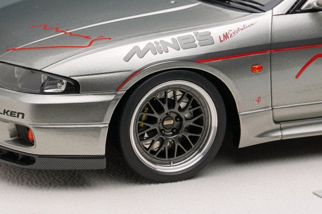 EIDOLON EML179A 1/18 Mine's Skyline GT-R(BCNR33) Sonic Silver Limited 120pcs