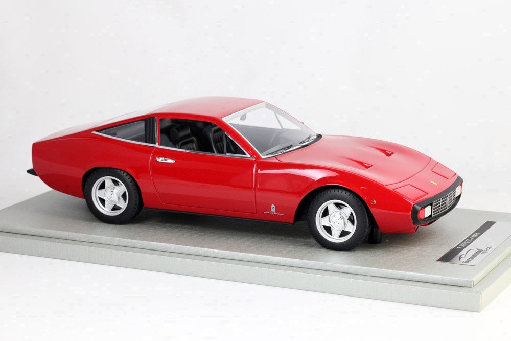 Tecno Model TM18-92A 1/18 Ferrari 365 GTC/4 1971 Rosso Corsa Black Int Resin Ltd