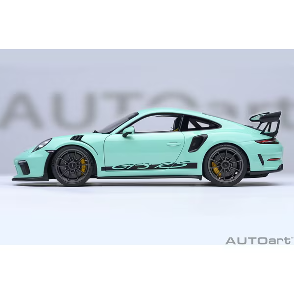 AUTOart 78181 1/18 Porsche 911 991.2 GT3 RS Mint Green Diecast