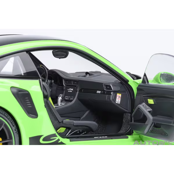 AUTOart 78179 1/18 Porsche 911 991.2 GT3 RS Weissach Green Diecast