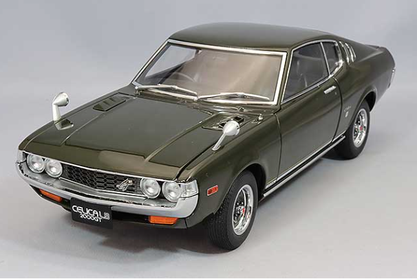 AUTOart 78768 1/18 Toyota Celica Liftback 2000GT RA25 1973 MossGrn