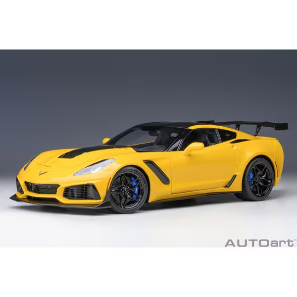 AUTOart 71278 1/18 Chevrolet Corvette C7 ZR1 (Yellow) Die-Cast Model Car