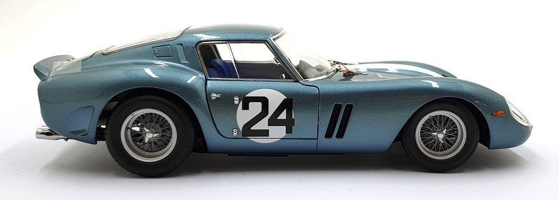 Kyosho KS08438D 1/18 Ferrari 250 GTO 1962 Sebring #24 Blue Die-Cast Model