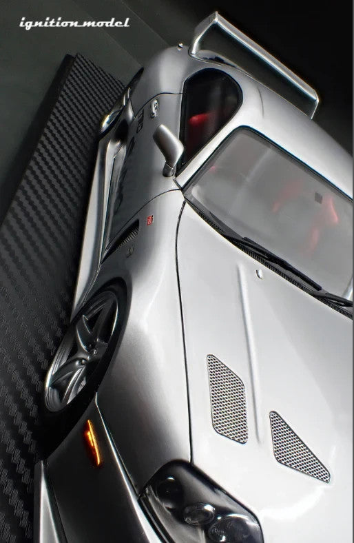 Ignition Model IG3600 1/18 Toyota Supra A80 TRD 3000GT Silver Resin