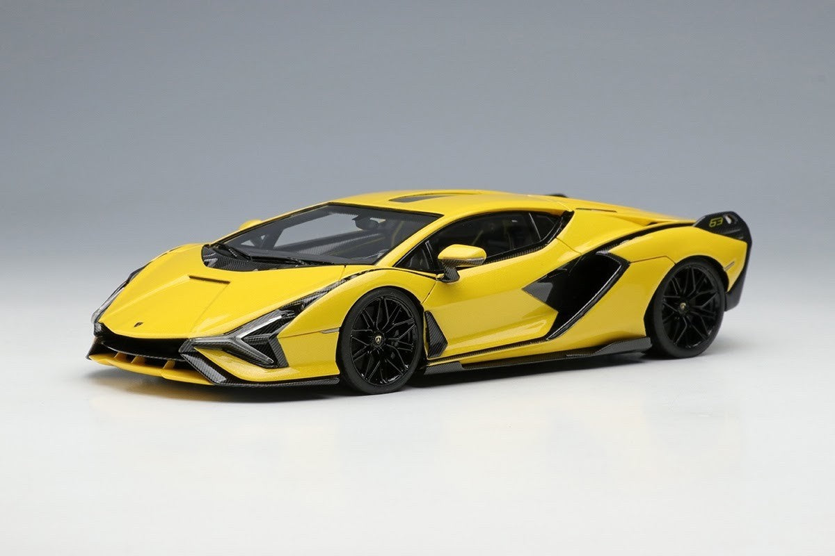 EIDOLON EM533F 1/43 Lamborghini Sian FKP 37 2019 Giallo Inti Car