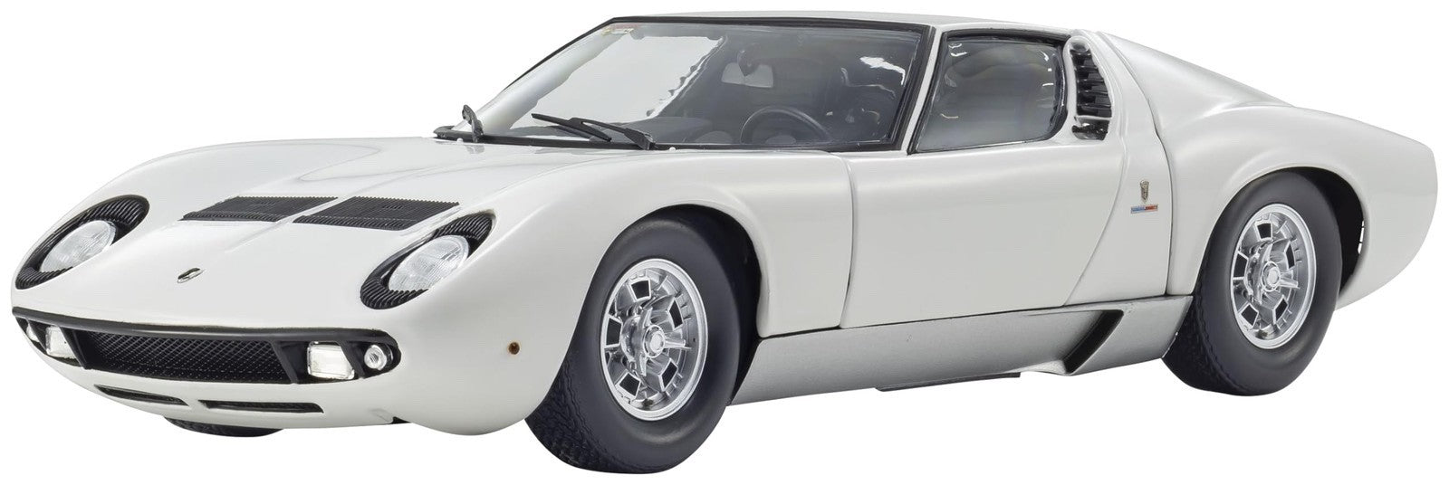 Kyosho KS08314W 1:18 Lamborghini Miura P400 White Diecast Model Car