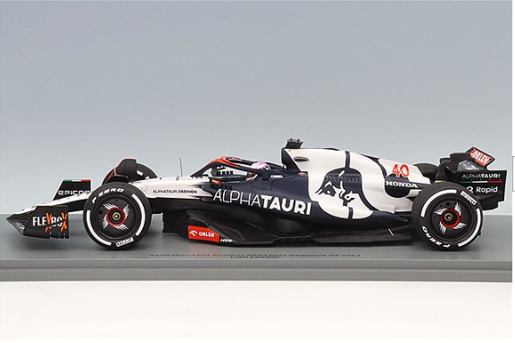 Spark S18S958 1/18 AlphaTauri AT04 Singapore GP 2023 #40 Multi Resin