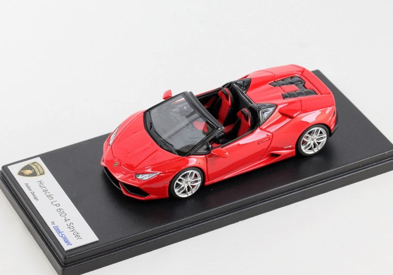 Looksmart LS452F 1/43 Lamborghini Huracan LP610-4 Spyder Rosso Mars Pearl Red
