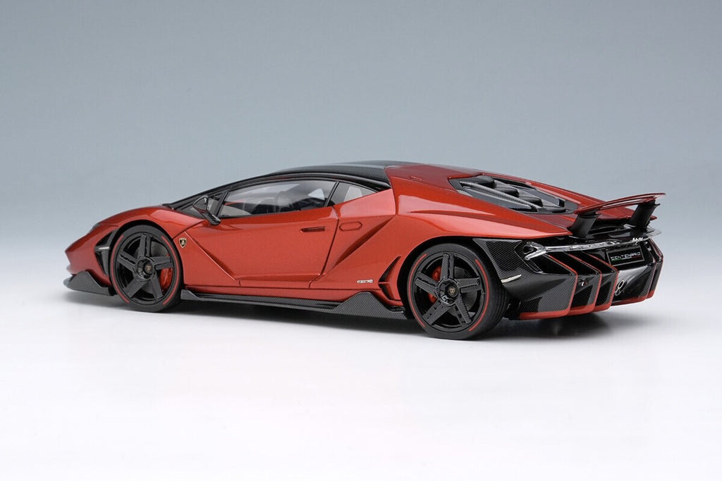EIDOLON EM780C 1/43 Lamborghini Centenario LP770-4 2016 Rear Wing Up RossoEfesto
