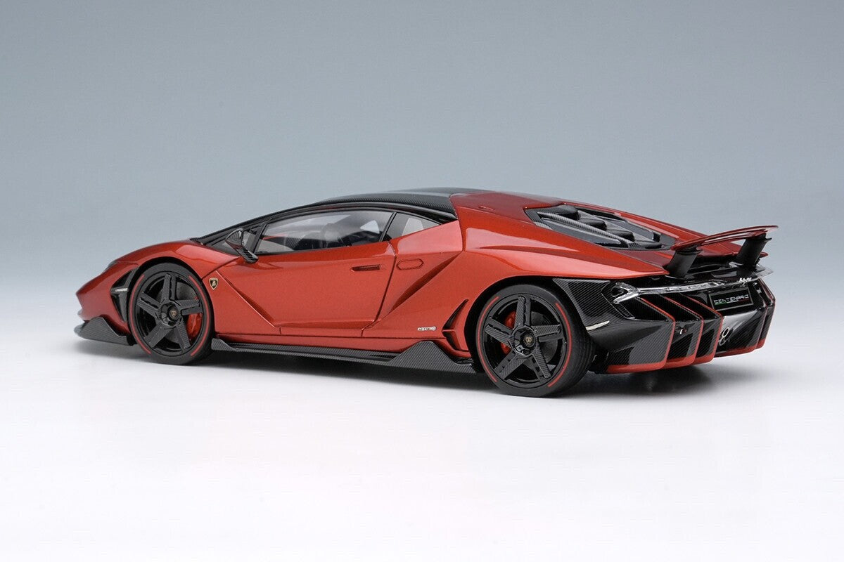 EIDOLON EM780C 1/43 Lamborghini Centenario LP770-4 2016 Rear Wing Up RossoEfesto
