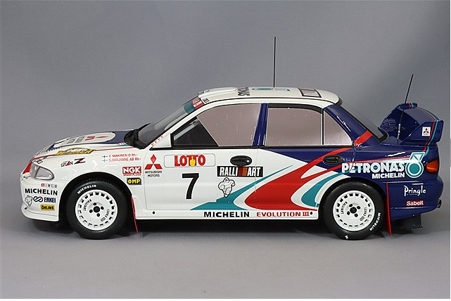 OTTO OTM475 1/18 Mitsubishi Lancer Evo III Gr.A 1996 Australia Rally Winner