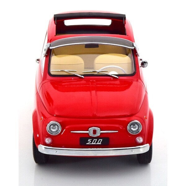 KK Scale KKDC120061 - 1/12 Fiat 500 F Custom 1968 Red [Die-cast Mini Car]