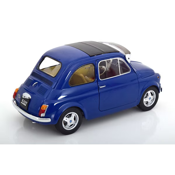 KK Scale KKDC120063 - 1/12 Fiat 500 F Custom 1968 Dark Blue [Die-cast Mini Car]
