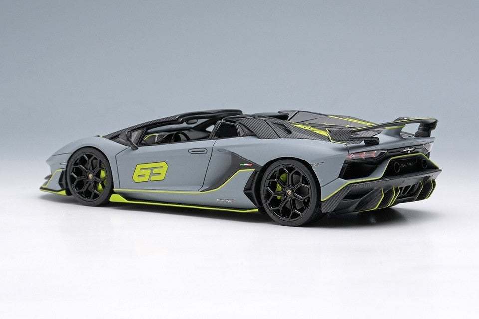 EIDOLON EM517G 1/43 Lamborghini Aventador SVJ 63 Roadster 2019 Grigio Acheso