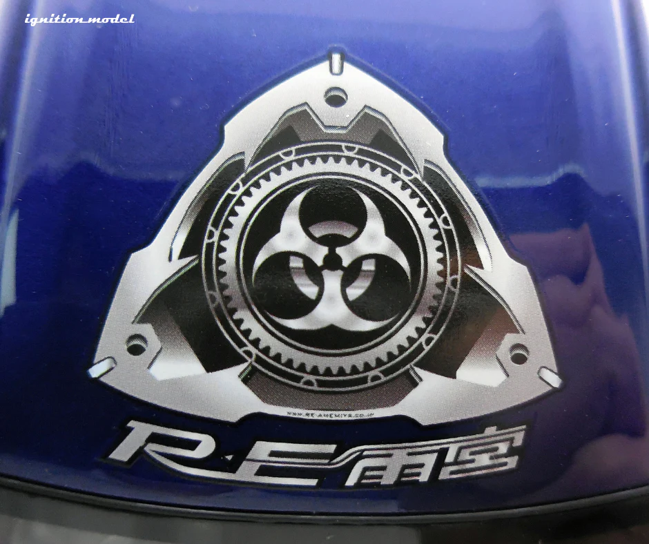 Ignition Model IG3243 1/18 RE Amemiya Mazda RX-8 SE3P Blue Resin w/ Figure
