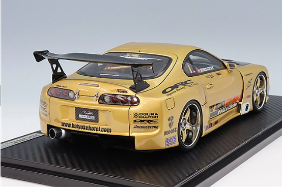 Ignition Model IG3743 1/18 Top Secret GT300 Supra A80 Gold